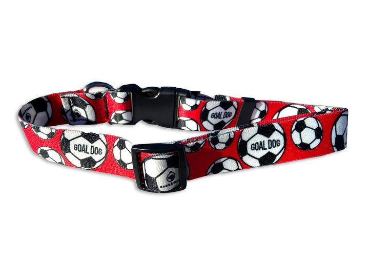 Goal Dog Red Soccer Collar image 0