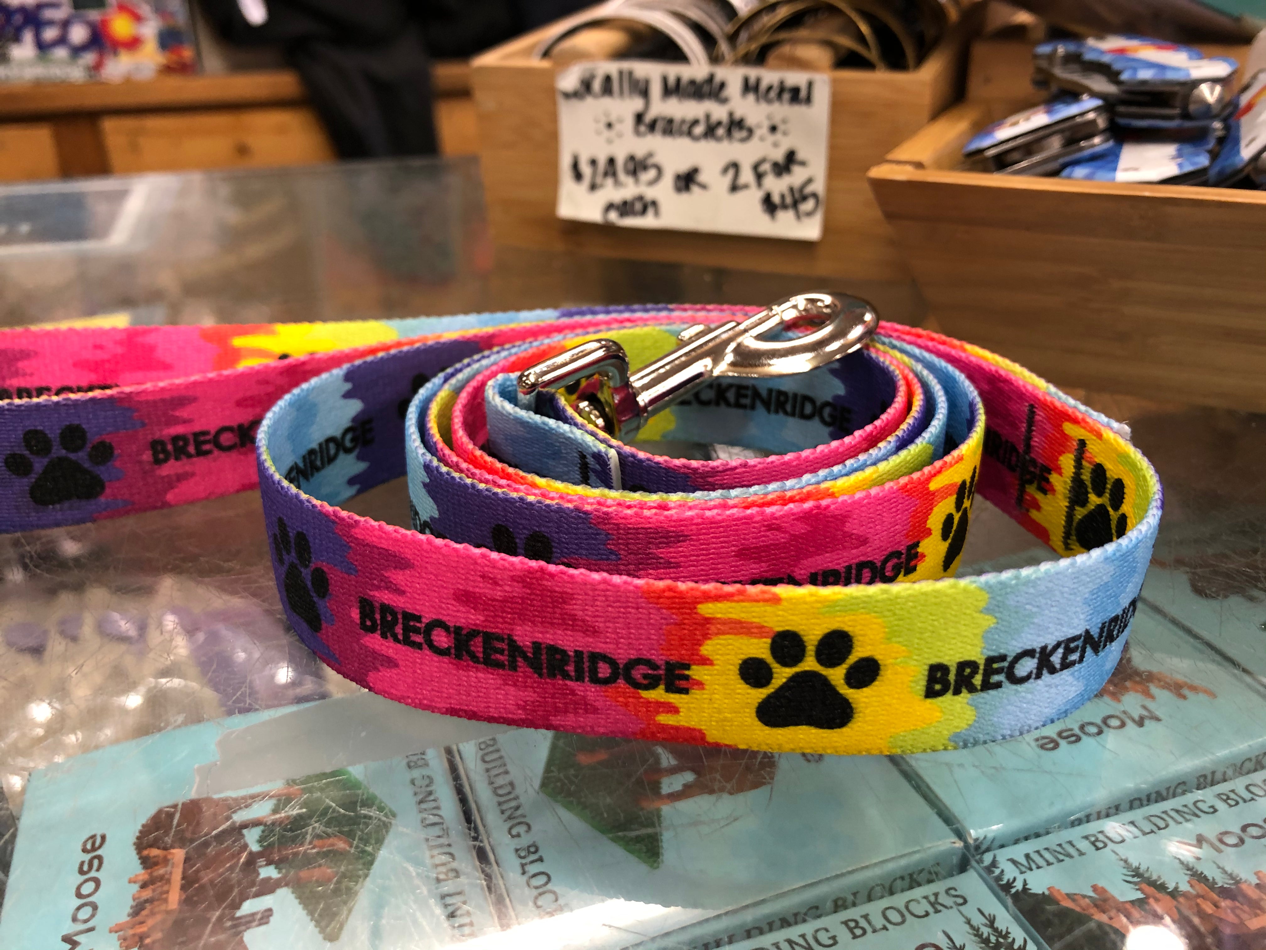 Tie Dye Paw Dog Leash