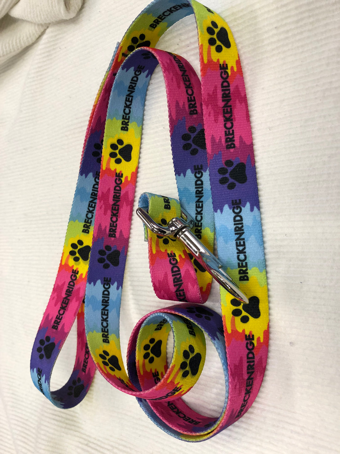 Tie Dye Paw Dog Leash