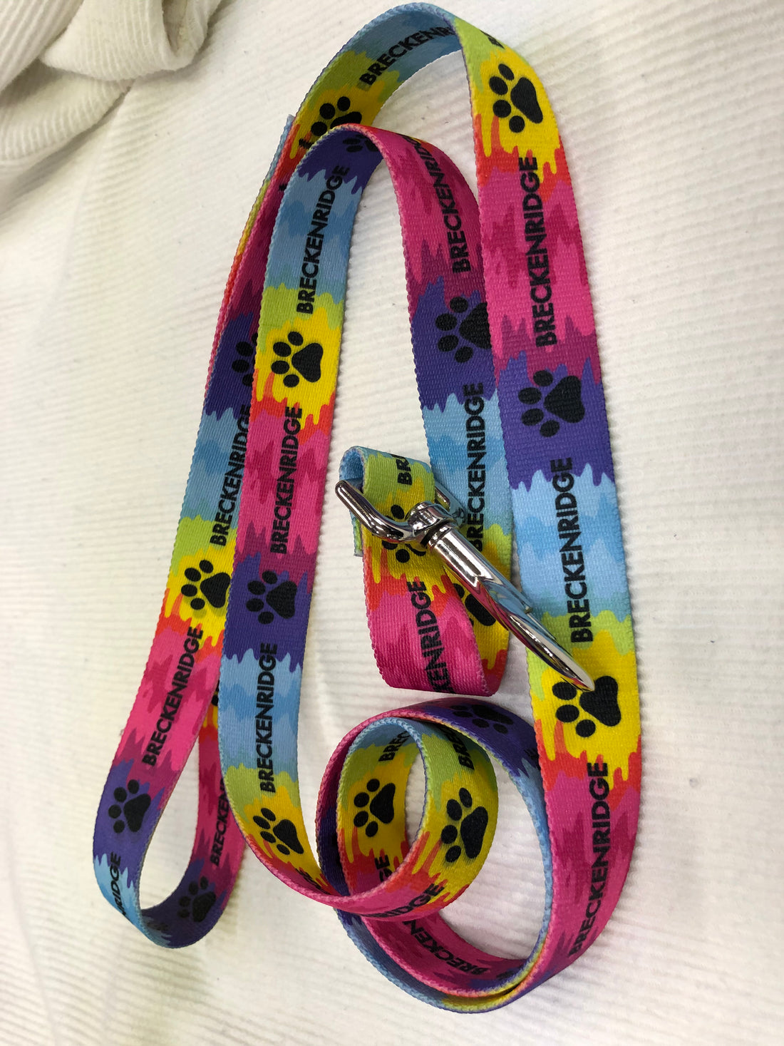 Tie Dye Paw Dog Leash