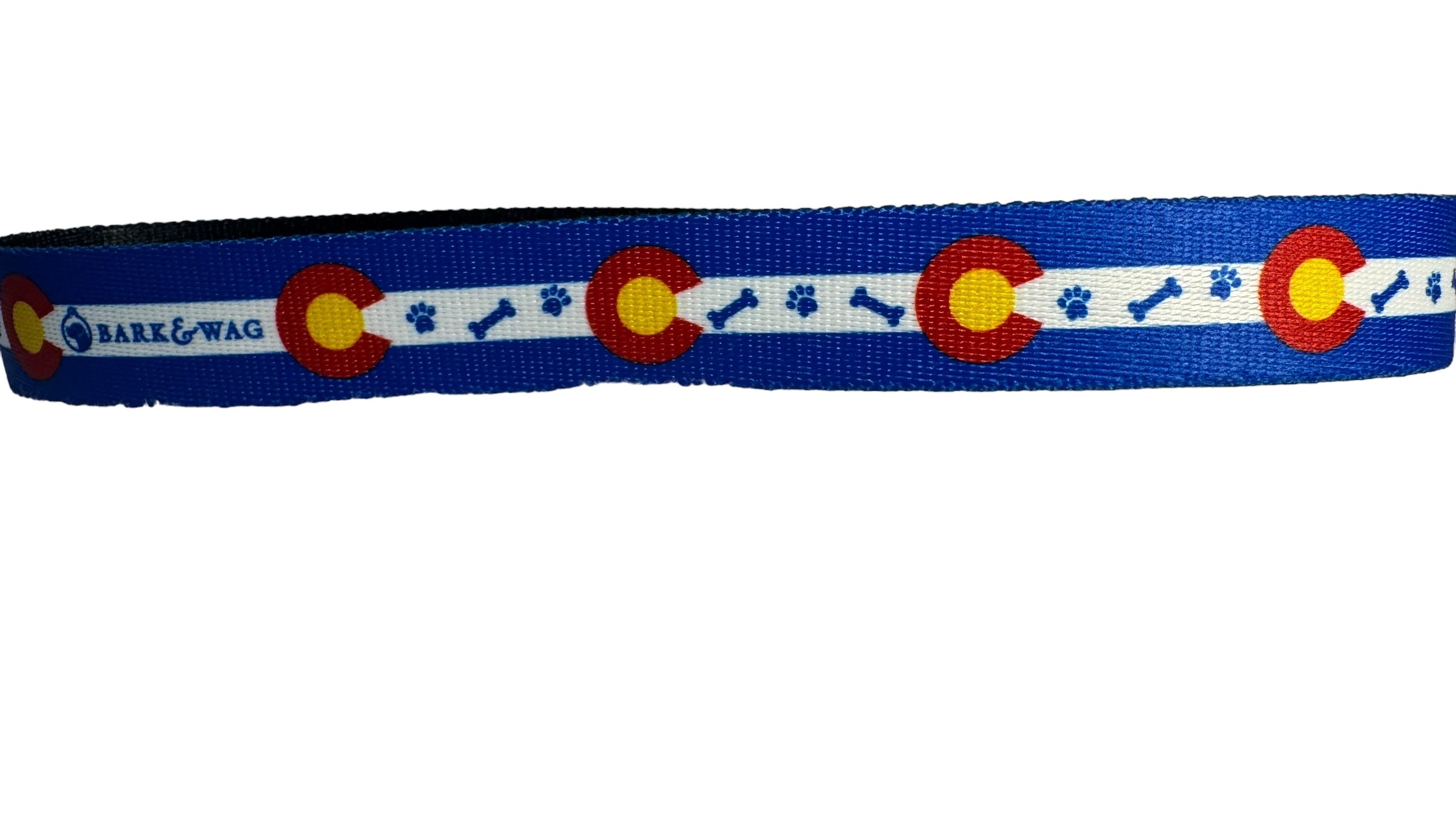 Colorado Paws & Bones White Collar image 0