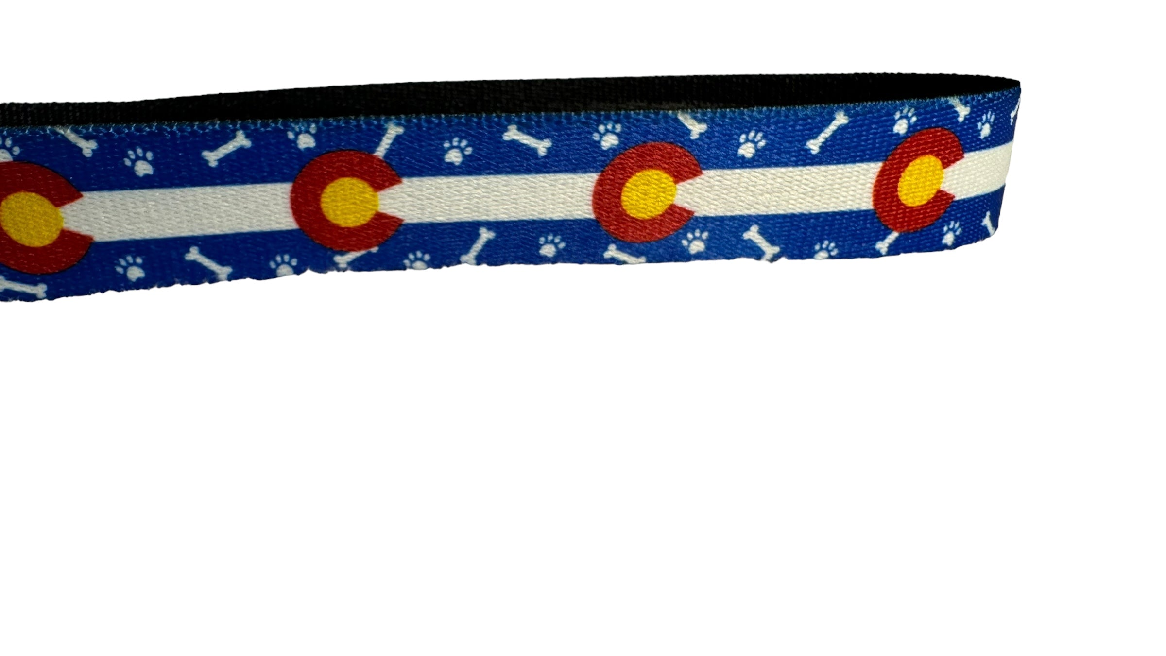 Colorado Paws & Bones Blue Leash image 2
