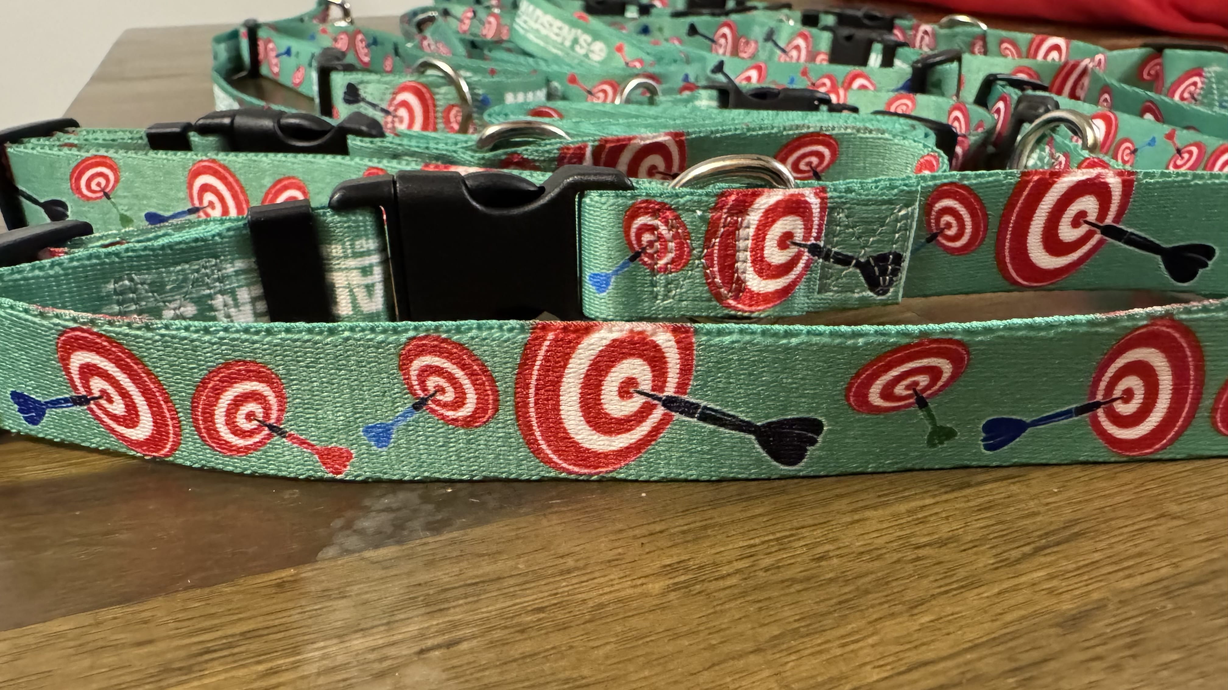 Custom Logo Business Dog Collar and Leashes