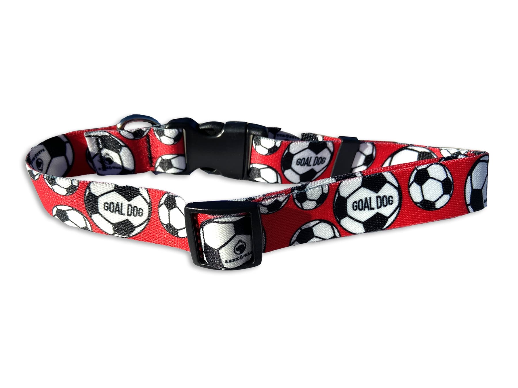Goal Dog Red Soccer Collar