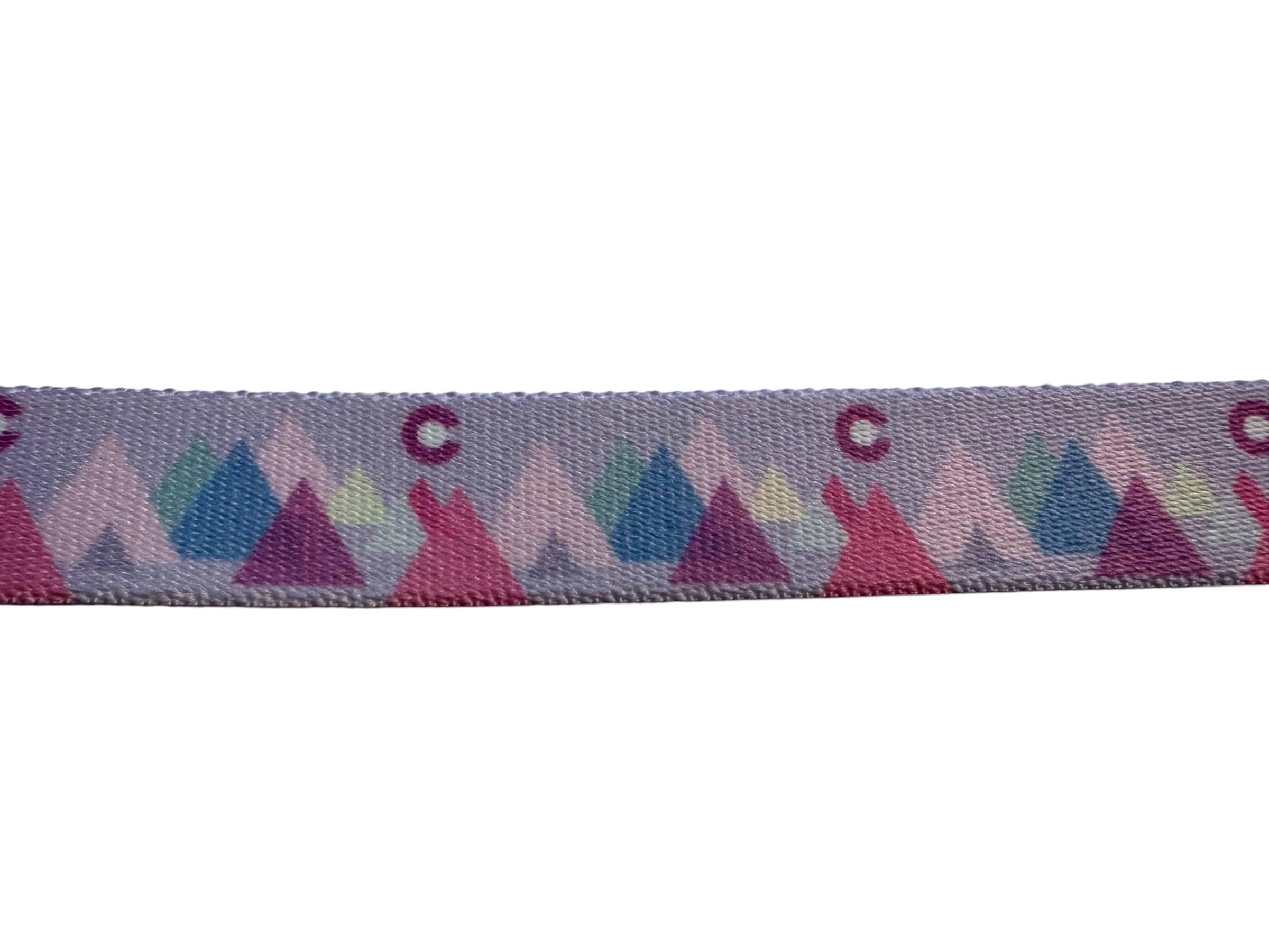 Modern Mountain Pink Collar