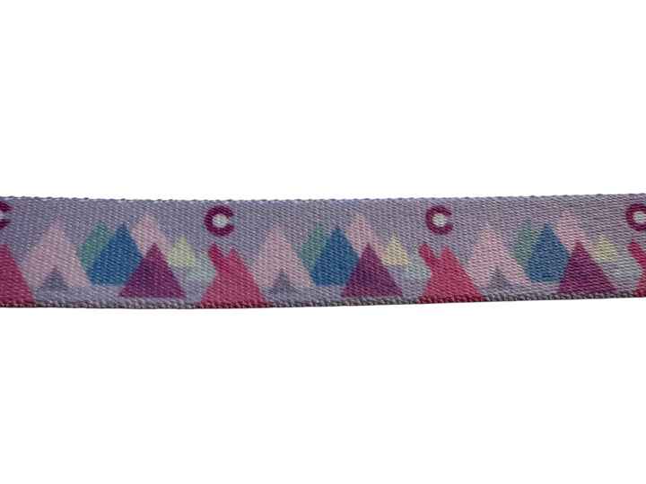 Modern Mountain Pink Dog Leash