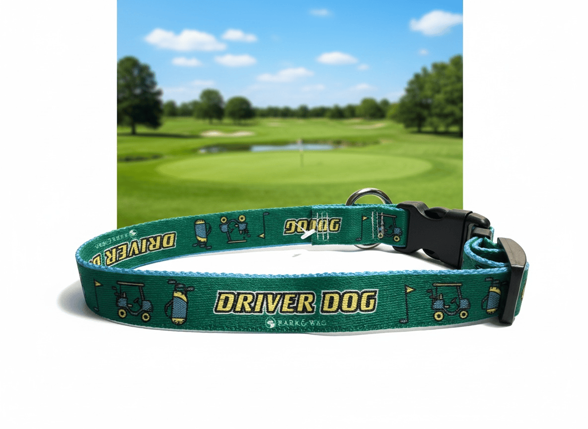Golf Driver Dog Collar