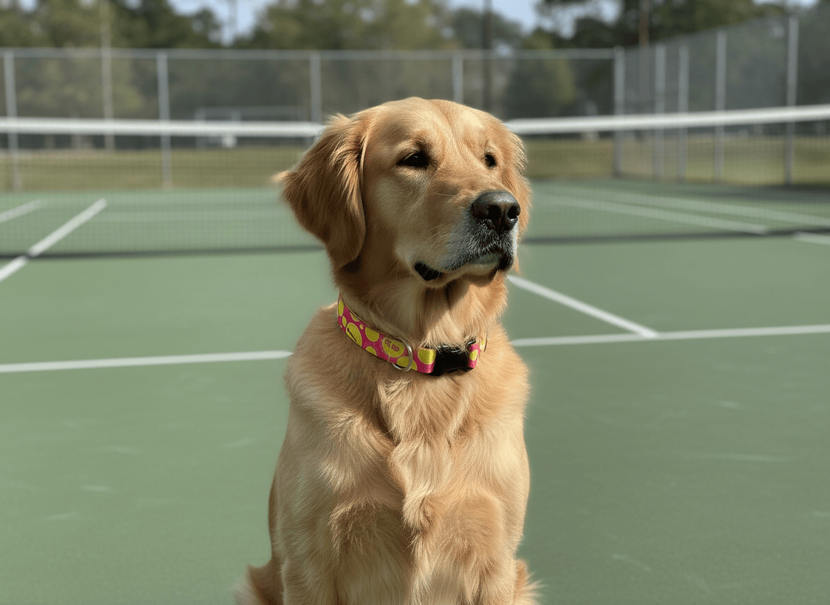 Ace Dog Pink Tennis Collar
