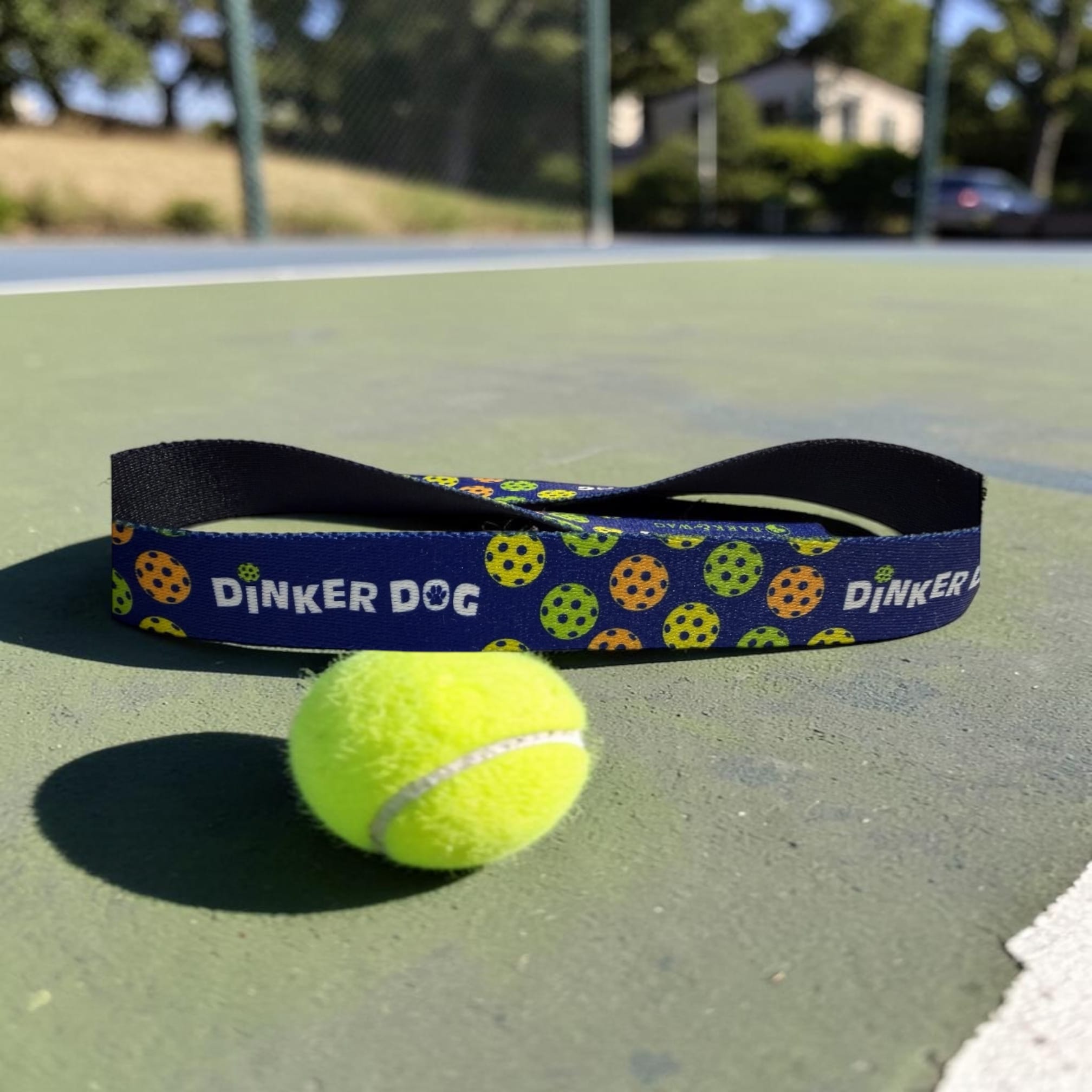 Pickleball Dinker Dog Collar