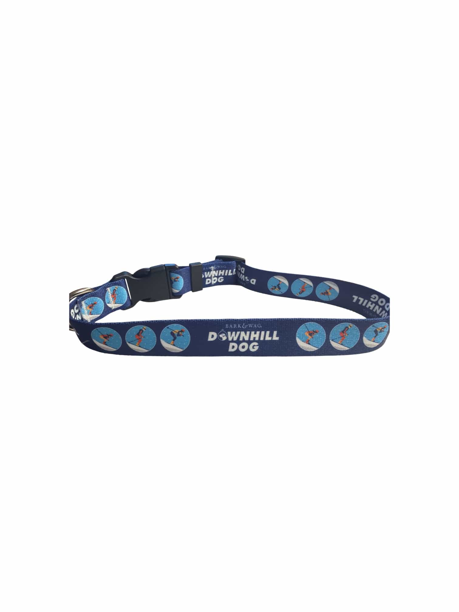 Skier Downhill Dog Collar