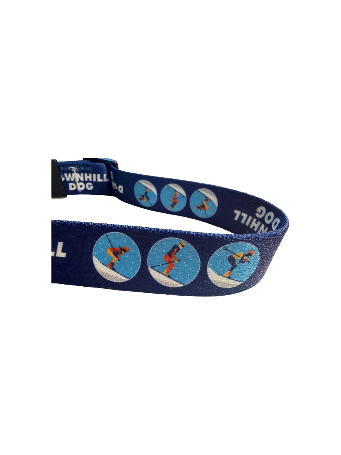 Skier Downhill Dog Collar