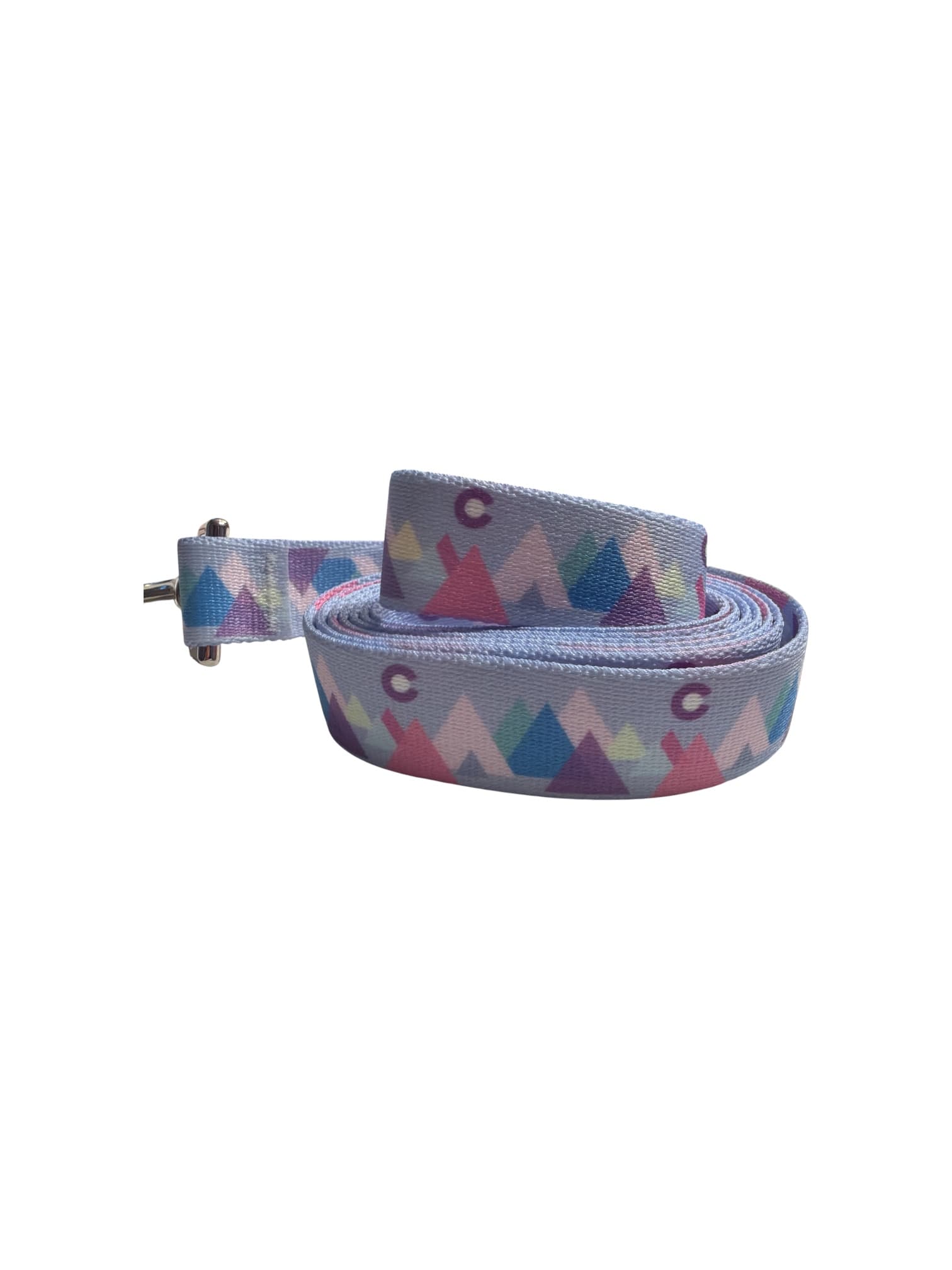 Modern Mountain Pink Dog Leash