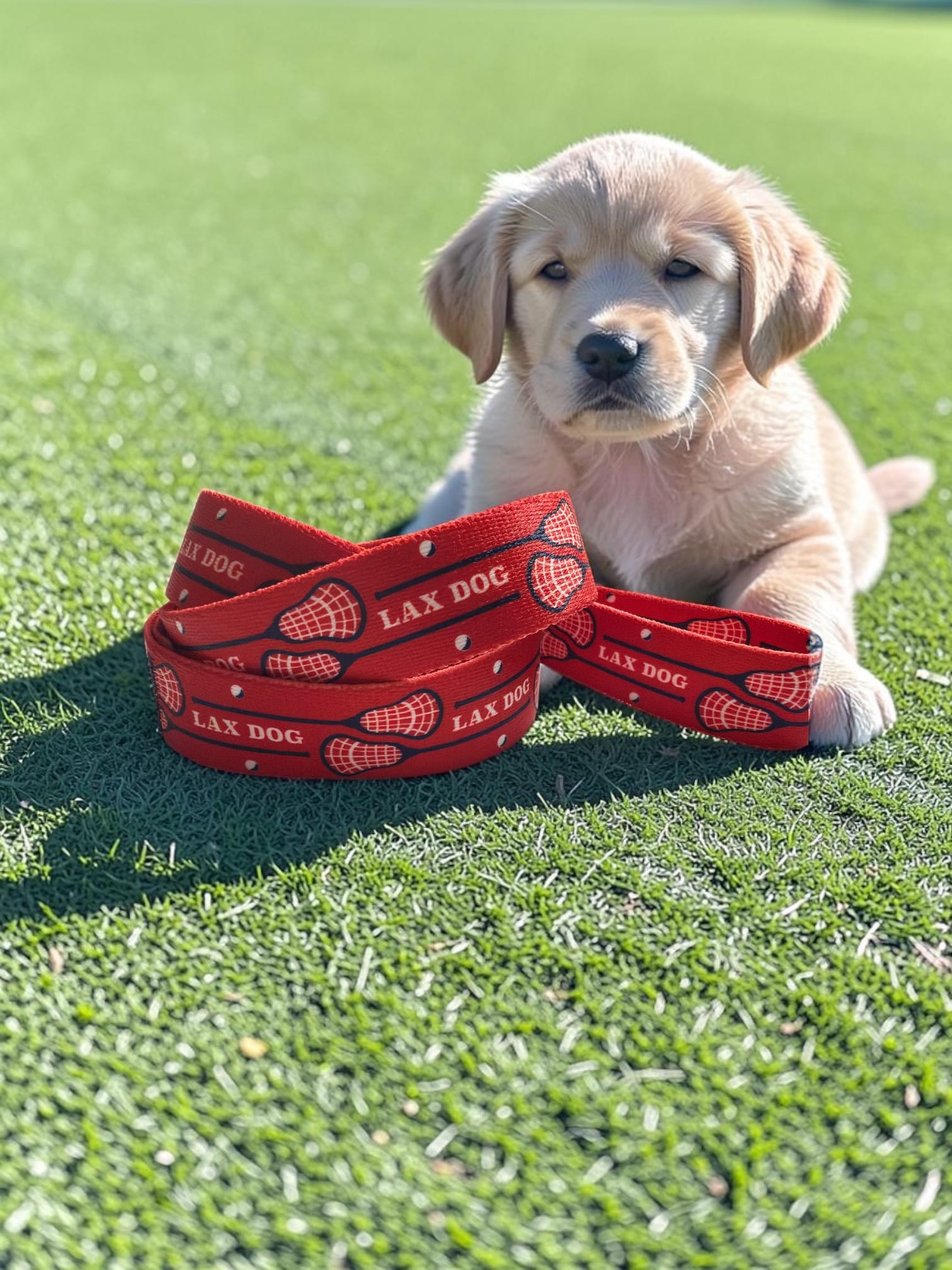 Lacrosse LAX Dog Red Leash