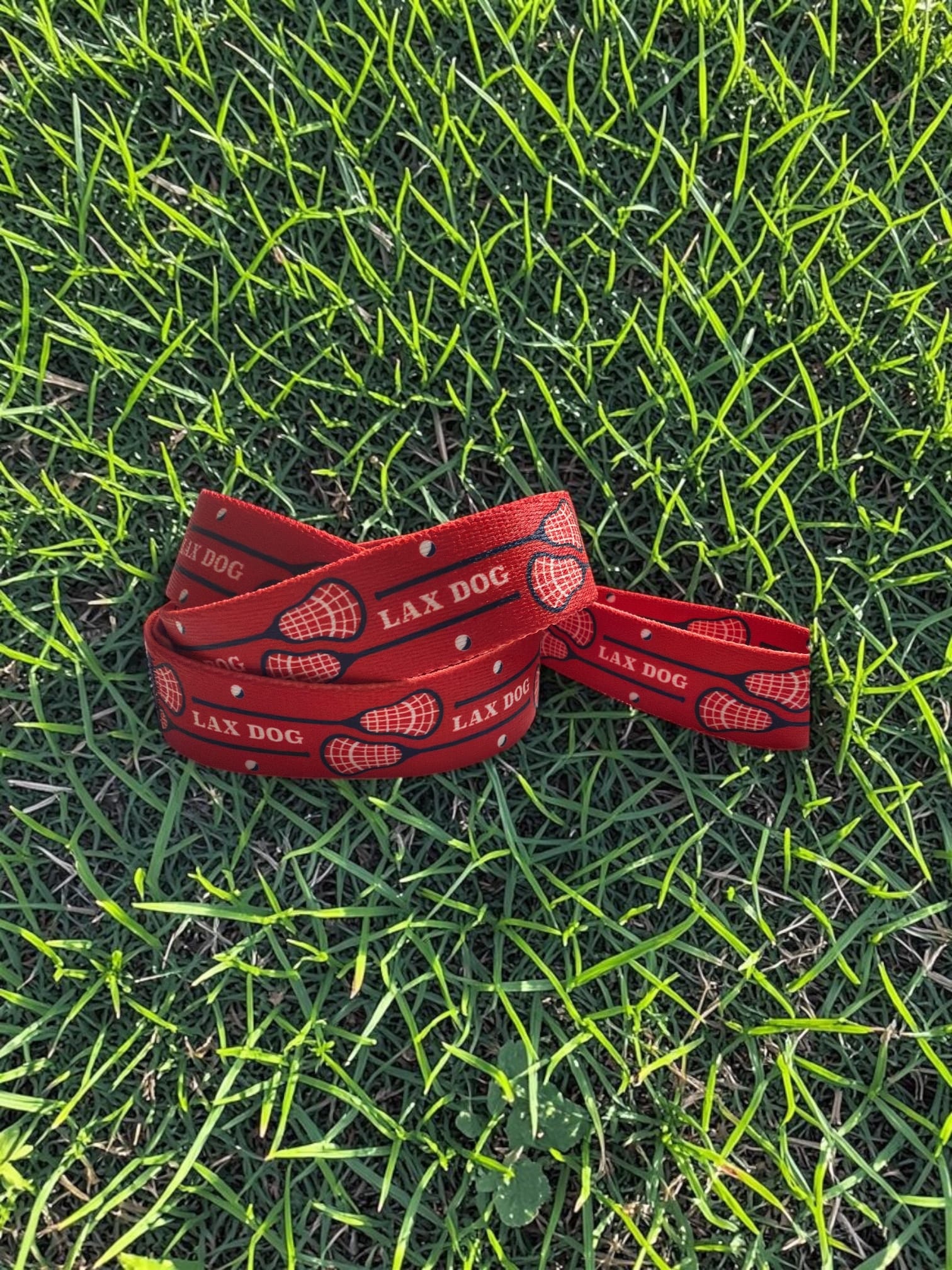 Lacrosse LAX Dog Red Leash