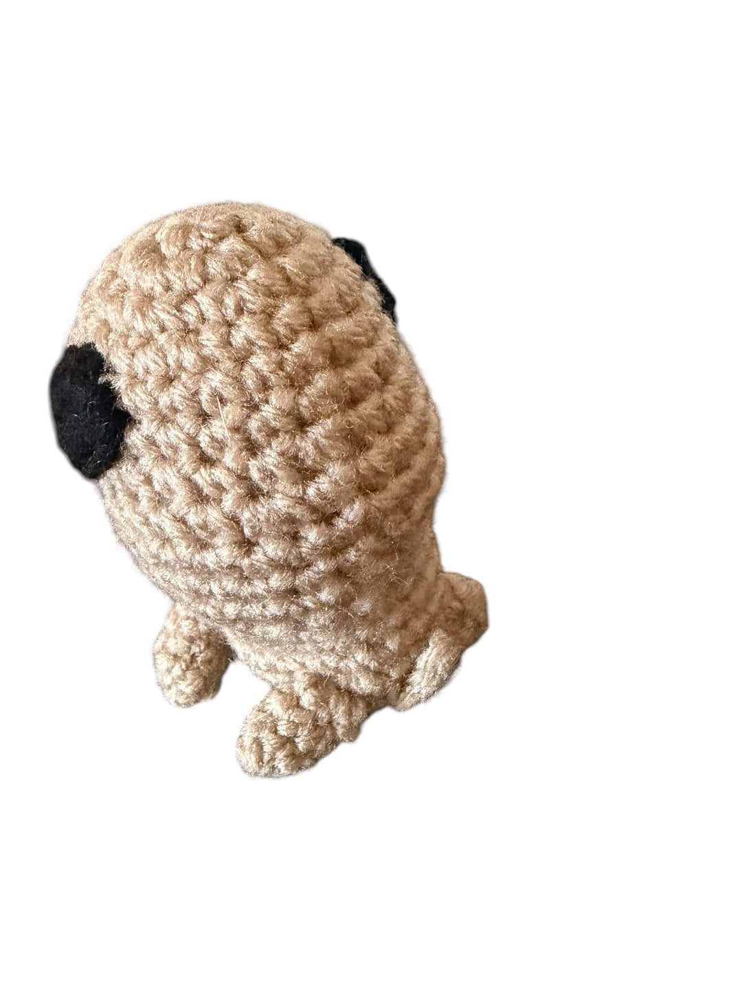 Chuck the Pug Crochet Plushie — Handmade Bark & Wag Brand Ambassador