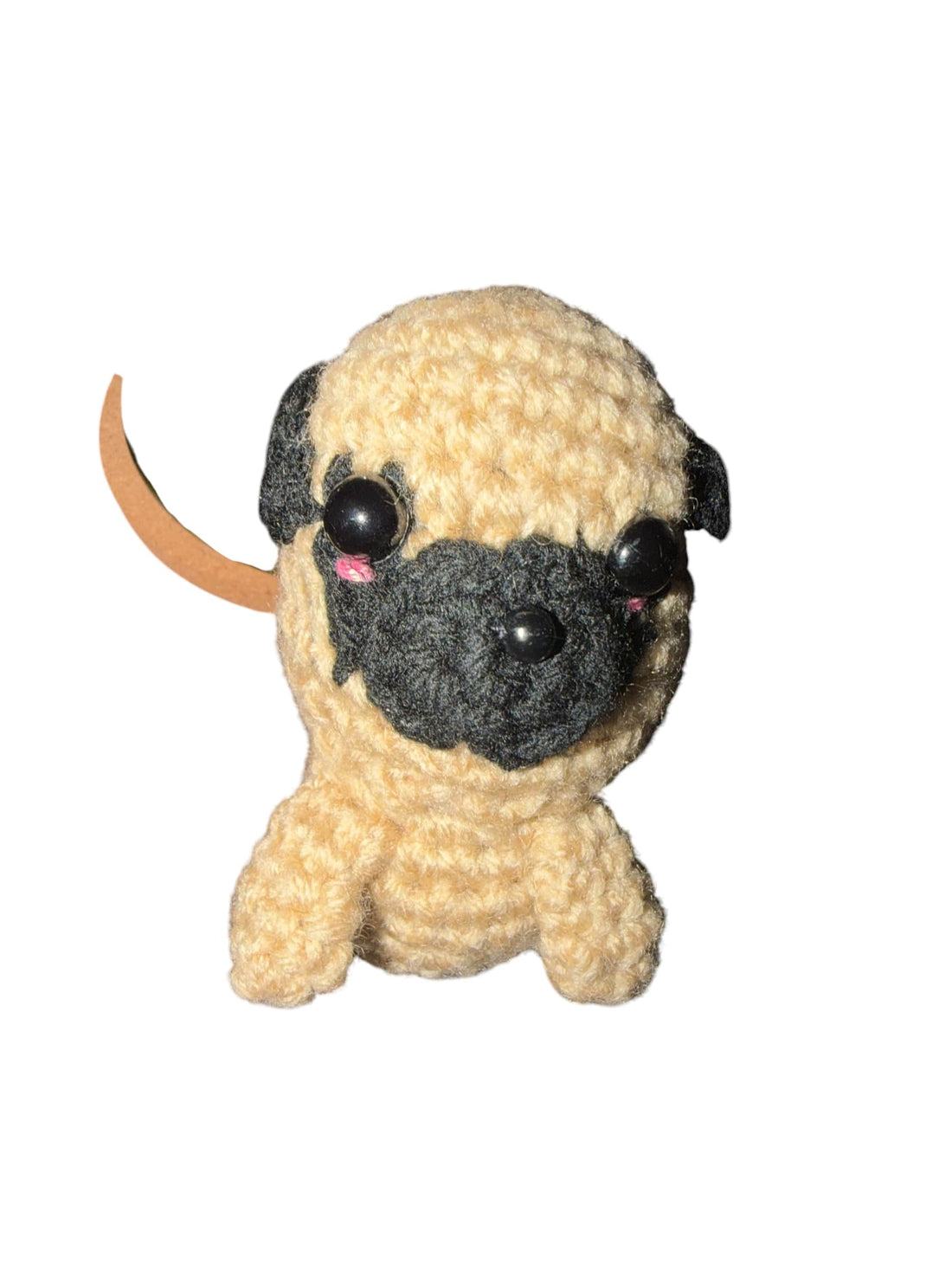 Chuck the Pug Crochet Plushie — Handmade Bark & Wag Brand Ambassador