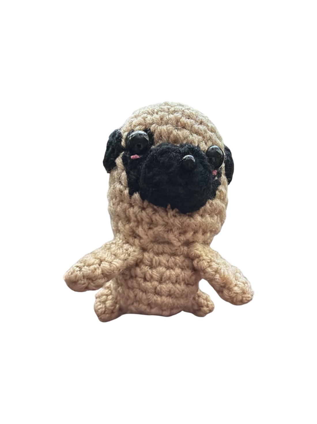 Chuck the Pug Crochet Plushie — Handmade Bark & Wag Brand Ambassador