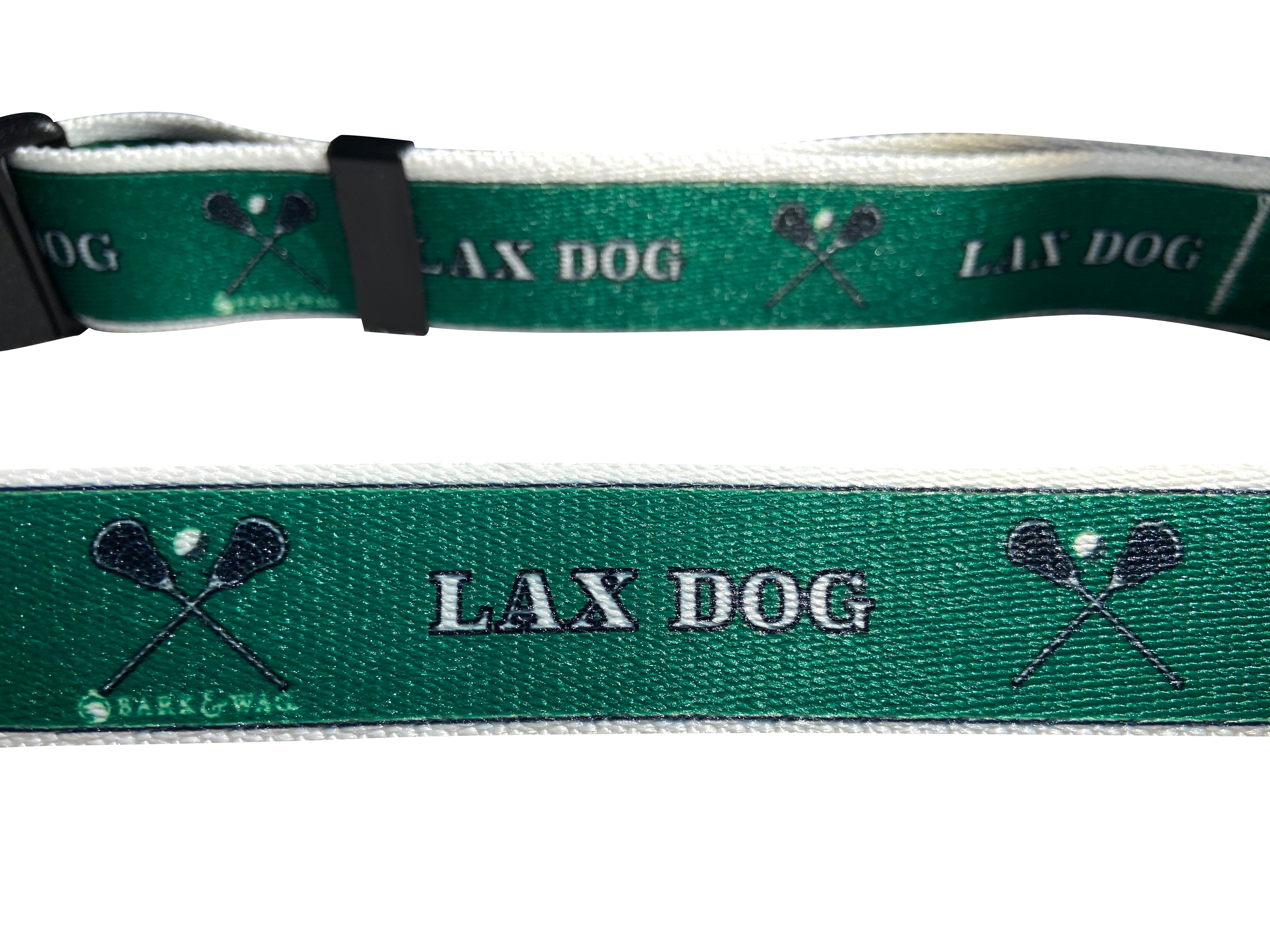 Lacrosse Dog Green Collar