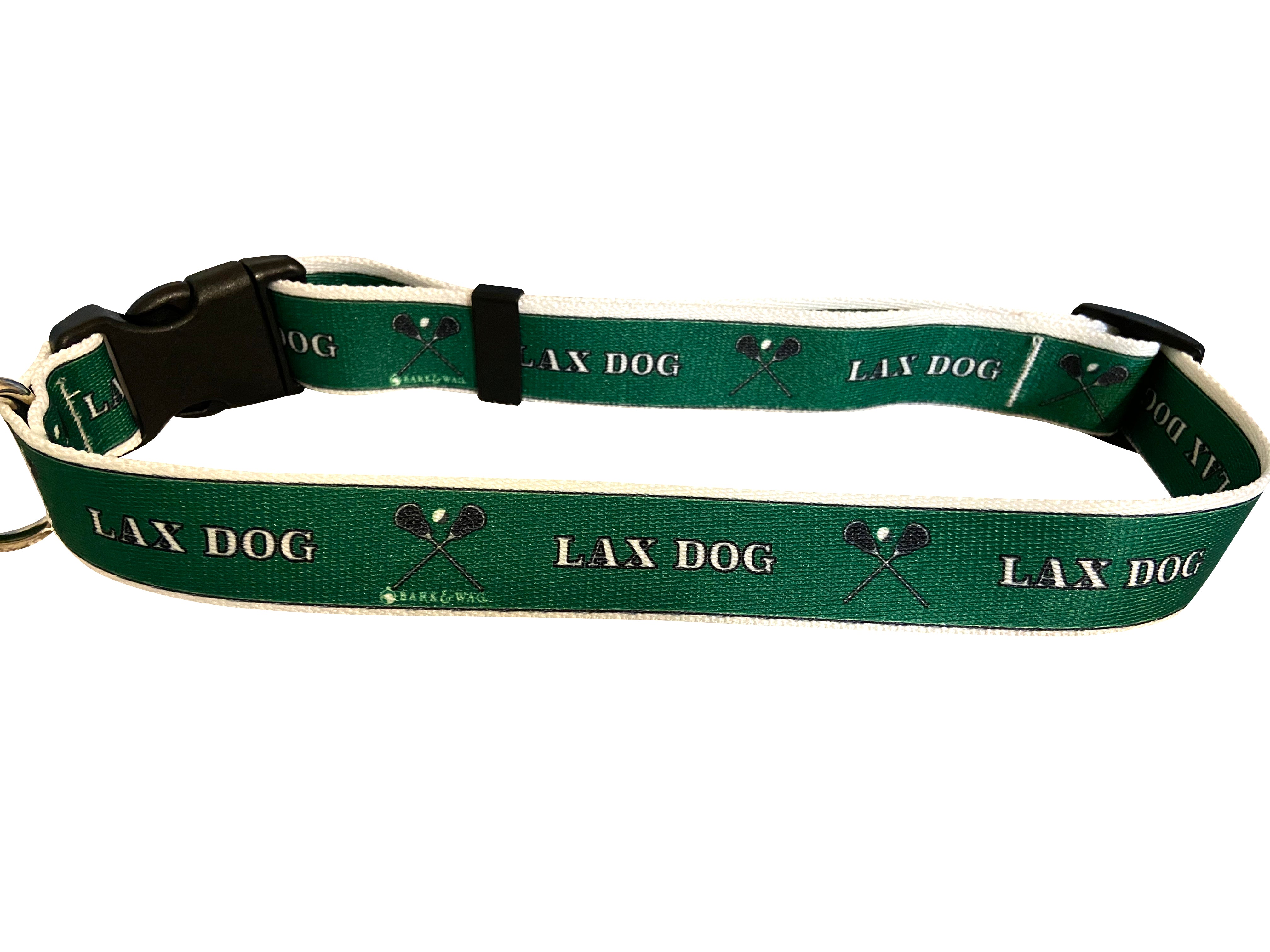 Lacrosse Dog Green Collar