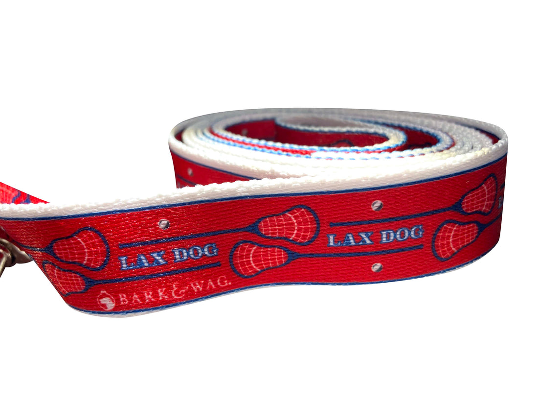 Lacrosse LAX Dog Pink Leash