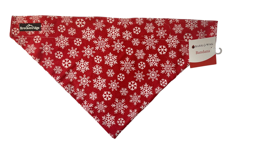 Red Snowflakes & Stripes