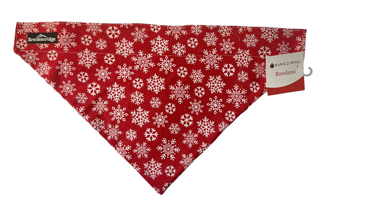 Red Snowflakes & Stripes