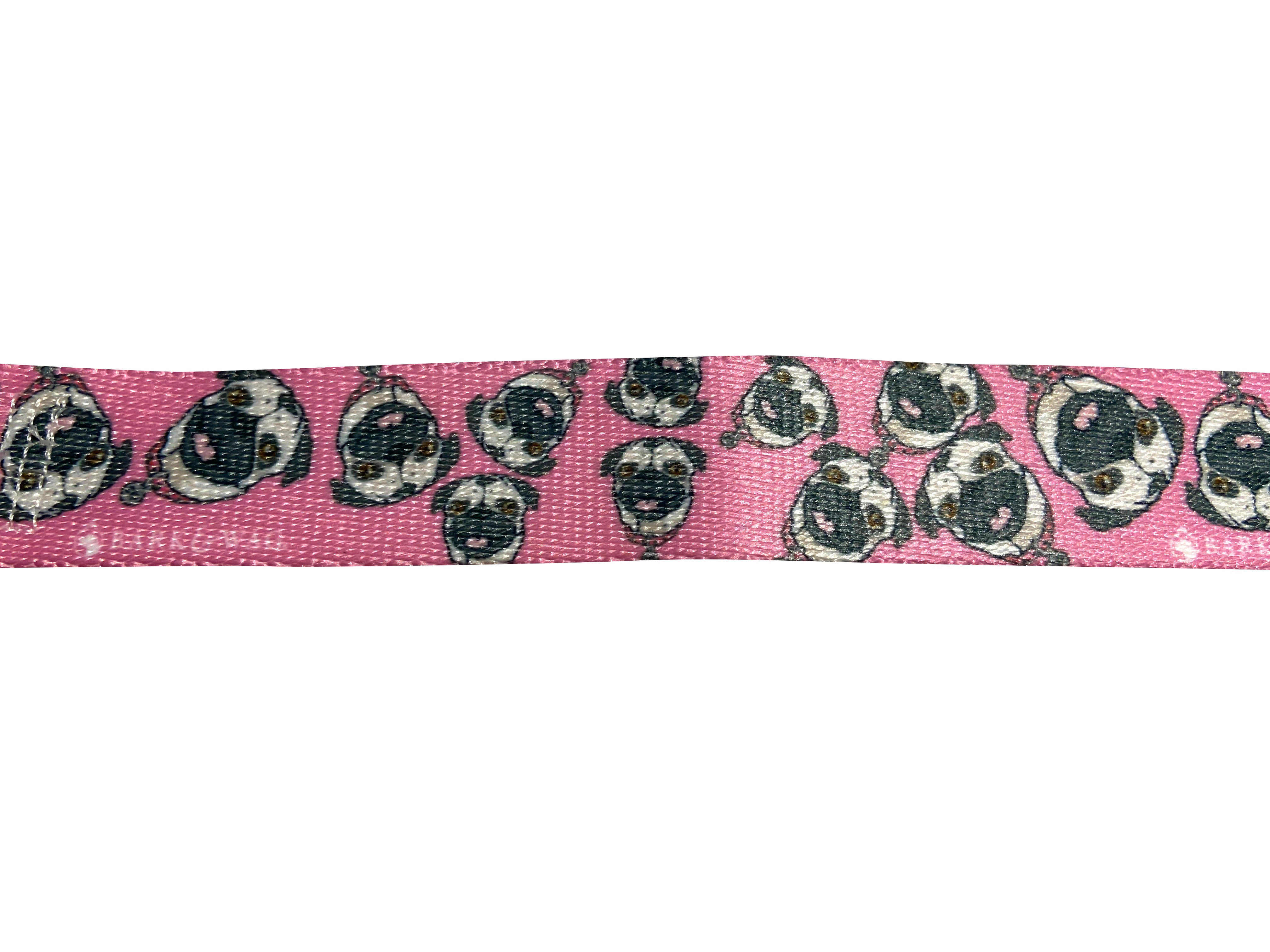 Chuck the Pug Pink Leash image 1