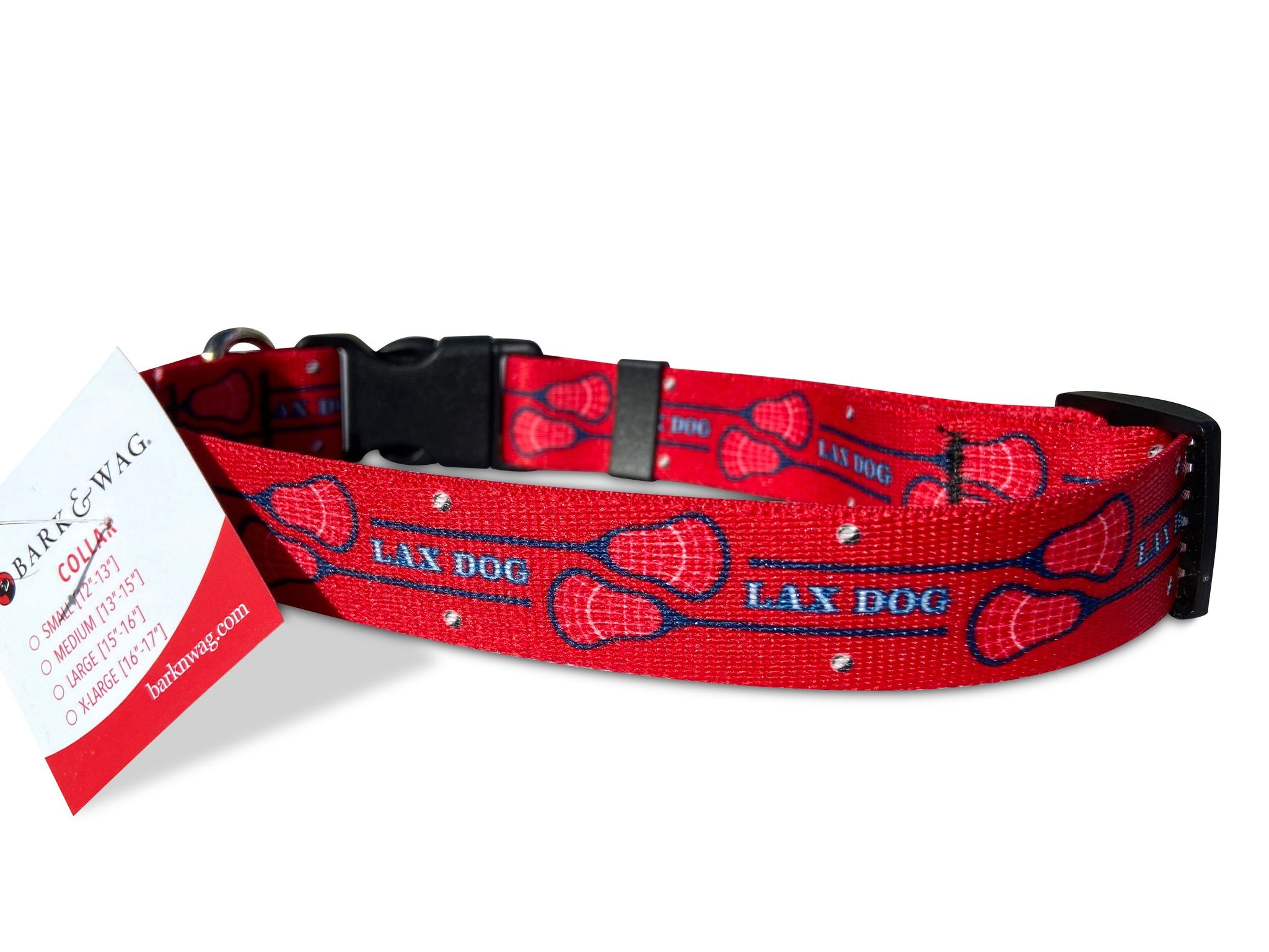 Lacrosse Dog Red Collar image 0