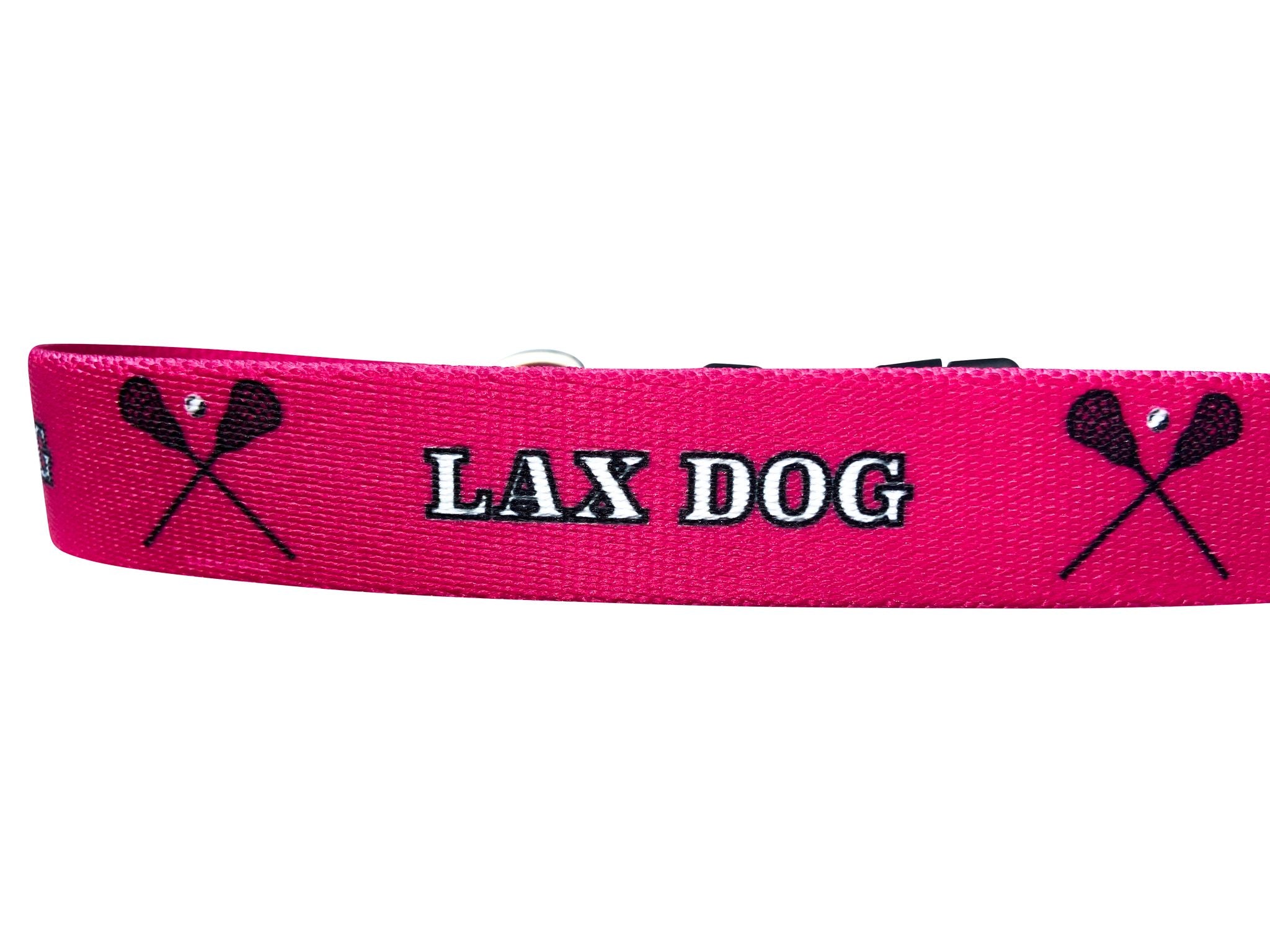 Lacrosse Dog Pink Collar image 1