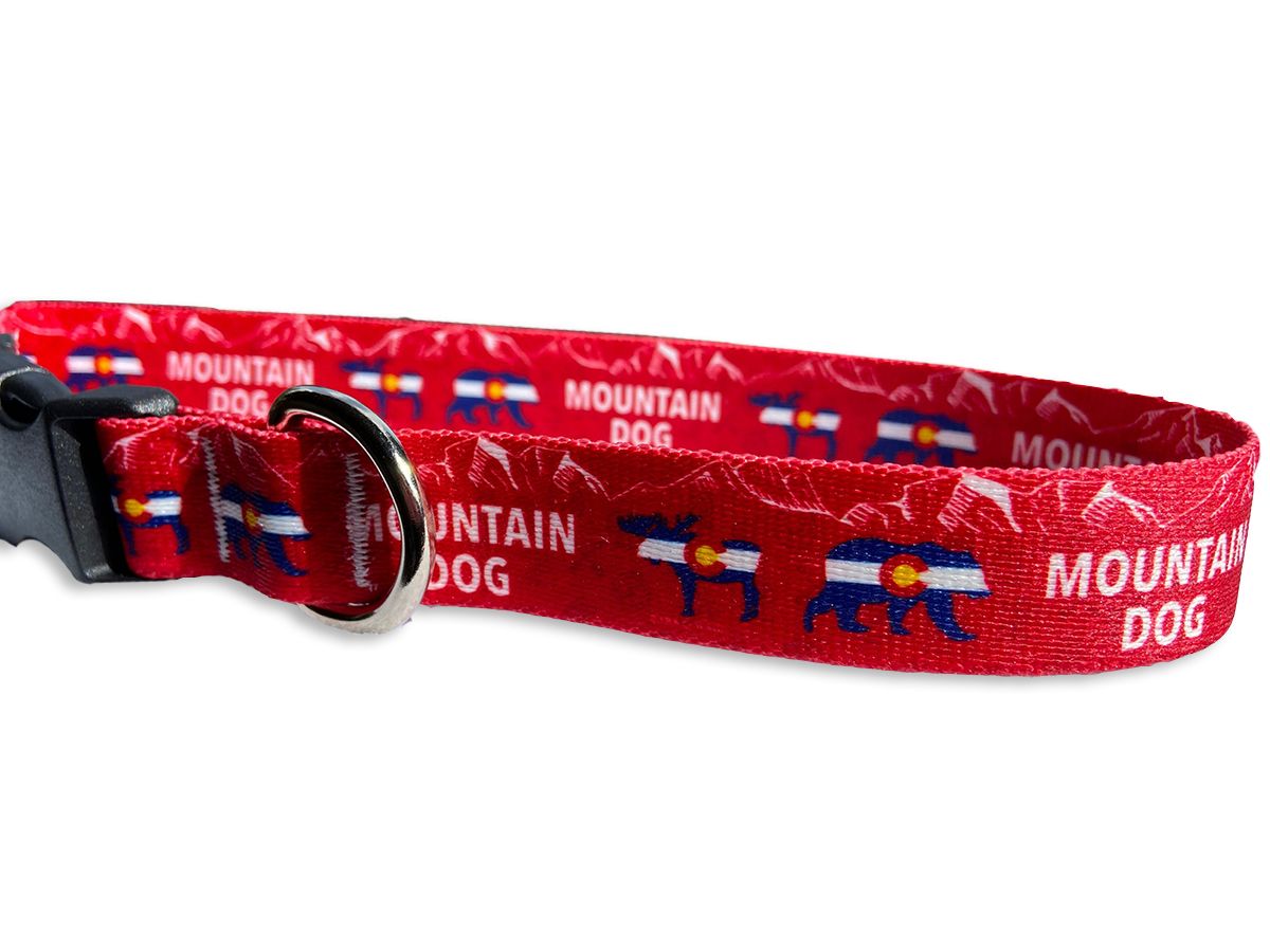 Colorado Mountain Dog Bear & Moose Collar image 0