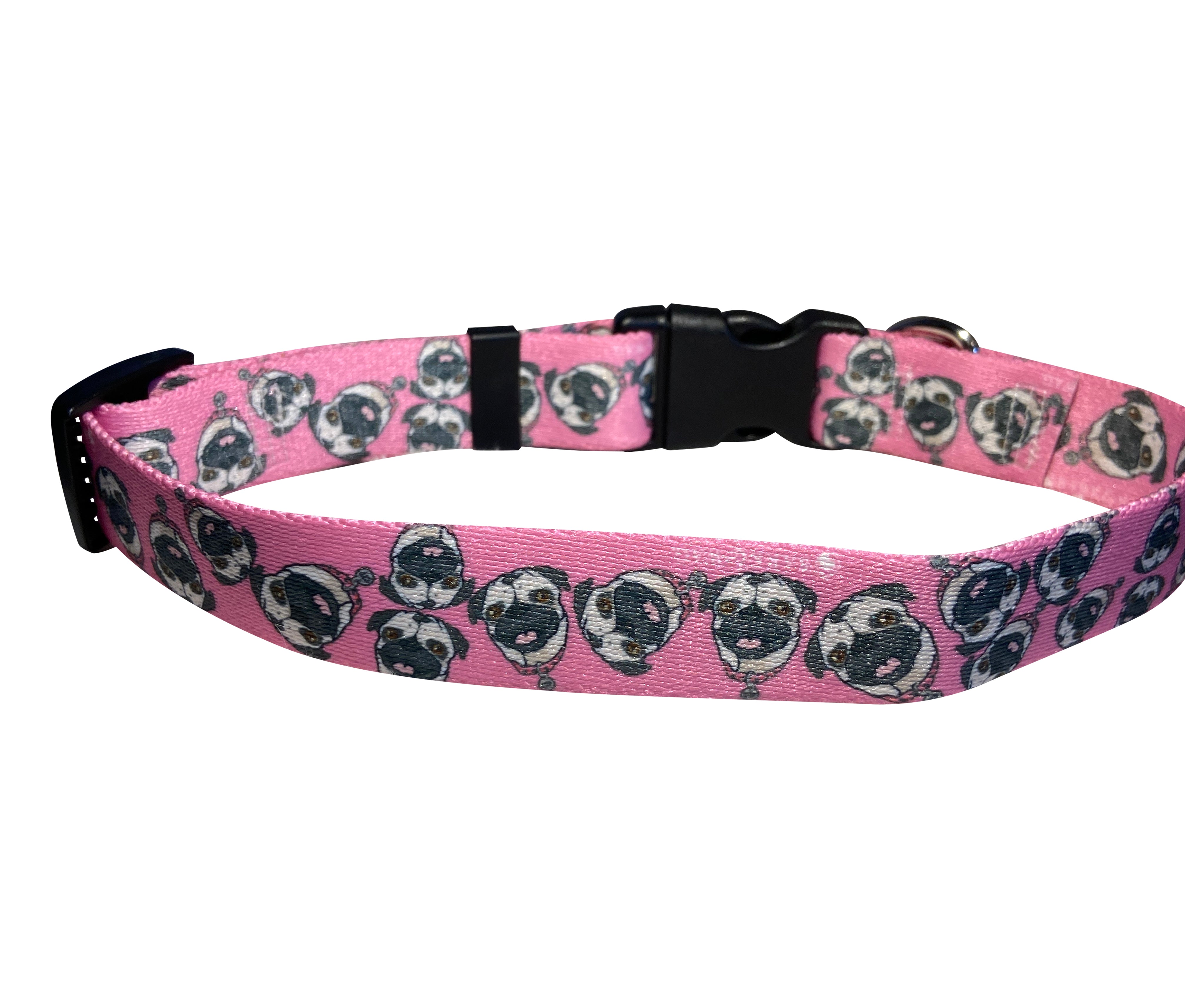 Chuck the Pug Pink Collar image 4