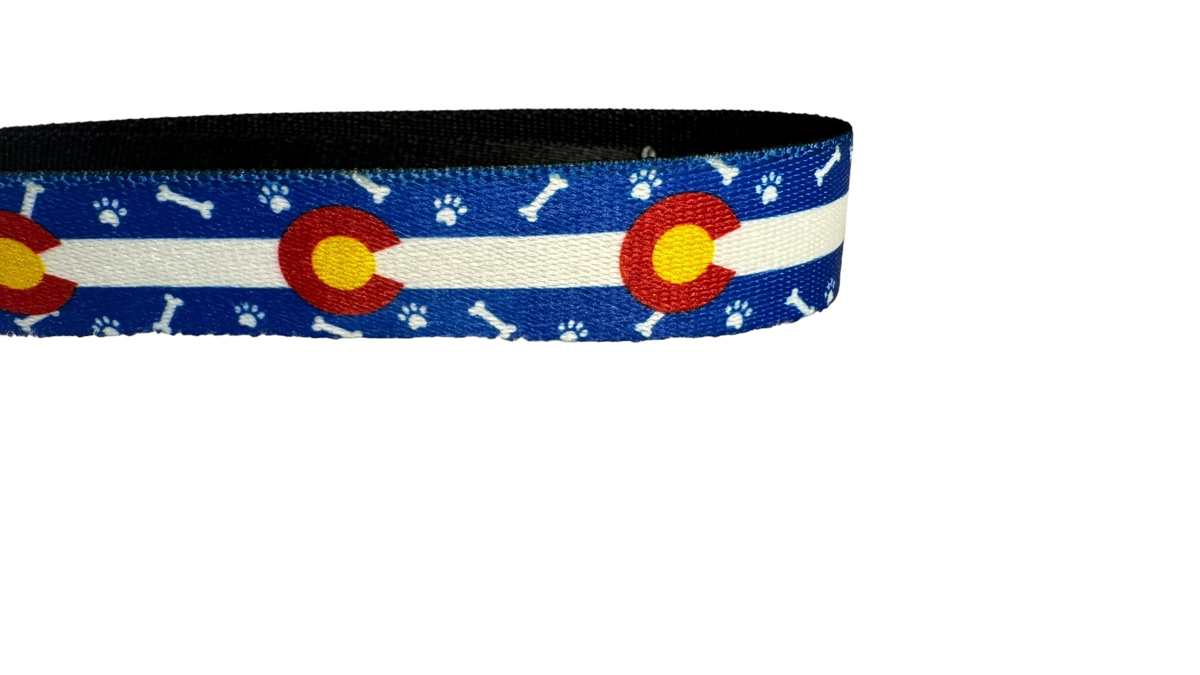 Colorado Paws & Bones Blue Leash image 1